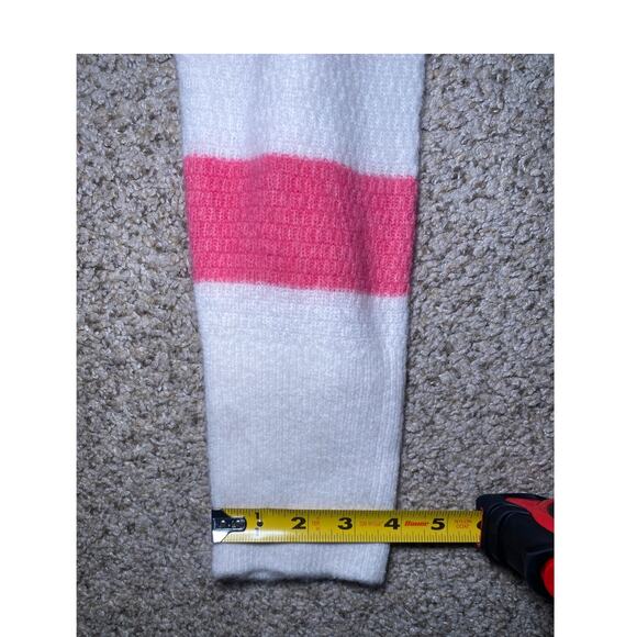 The Loft - Pink and White Striped Sweater - Women's Size Large - Picture 7 of 12